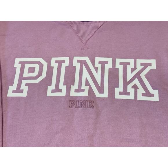 Victoria’s Secret PINK Crewneck (XS) Purple Pink VS Pullover Sweatshirt - Picture 3 of 10